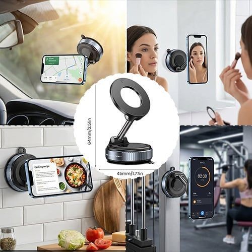 360° Nano Gel Vacuum Magnetic Phone Holder